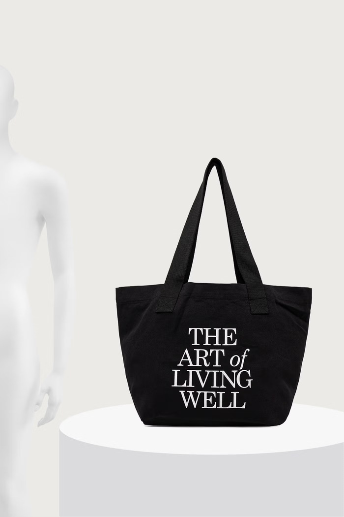 Sporty & Rich Art OG torebka shopper damska bawełniana BA00382096BA01