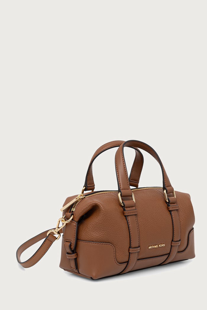 MICHAEL Michael Kors Torebka crossbody damska skórzana TEDDI 32F6G24C1L brązowy AW26