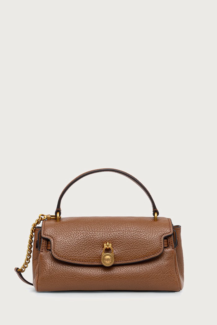 MICHAEL Michael Kors Torebka crossbody damska skórzana HAMILTON MODERNE brązowy 32F6ANXC0E