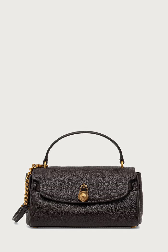 MICHAEL Michael Kors Torebka crossbody damska skórzana HAMILTON MODERNE brązowy 32F6ANXC0E