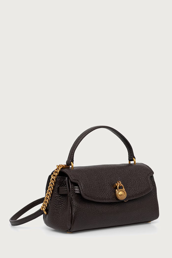 MICHAEL Michael Kors Torebka crossbody damska skórzana HAMILTON MODERNE 32F6ANXC0E brązowy AW26