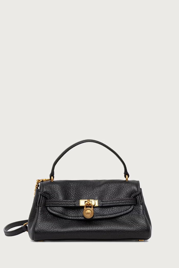 MICHAEL Michael Kors Torebka crossbody damska skórzana HAMILTON MODERNE czarny 32F6ANXC0E