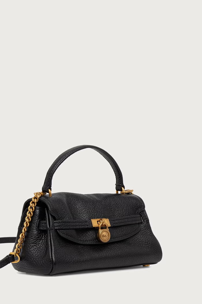 MICHAEL Michael Kors Torebka crossbody damska skórzana HAMILTON MODERNE 32F6ANXC0E czarny AW26