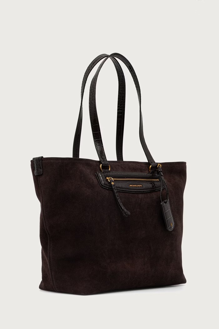 MICHAEL Michael Kors Torebka tote damska zamszowa 30F6ATVT4S brązowy AW26