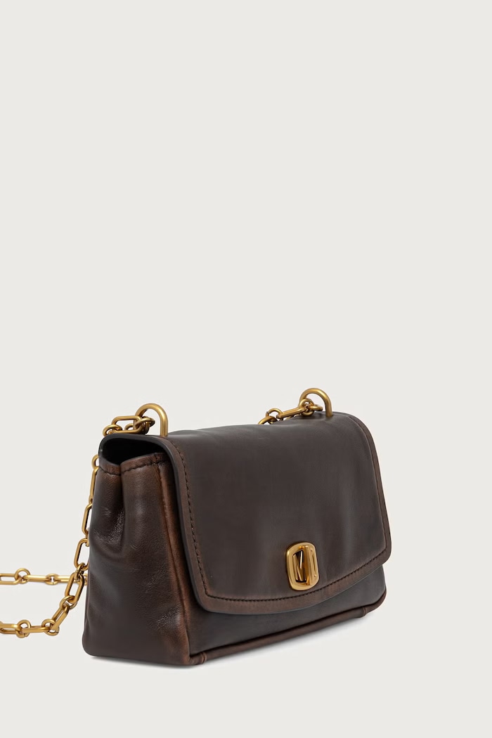MICHAEL Michael Kors Torebka crossbody damska skórzana BRYANT 30F6AYTL5T brązowy AW26