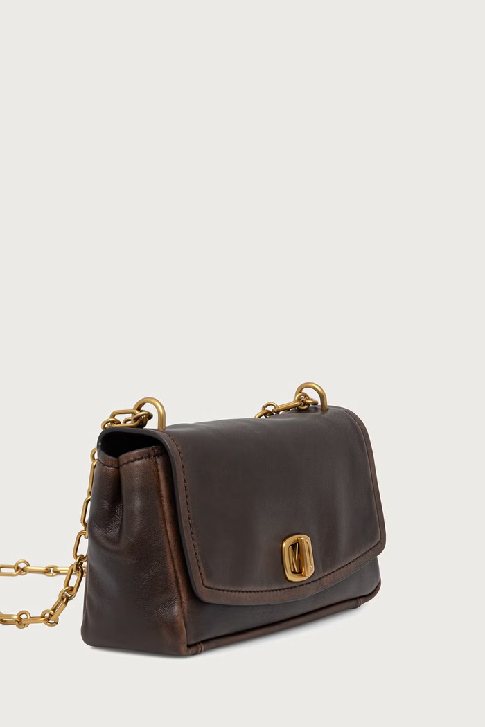 MICHAEL Michael Kors Torebka crossbody damska skórzana BRYANT 30F6AYTL5T brązowy AW26
