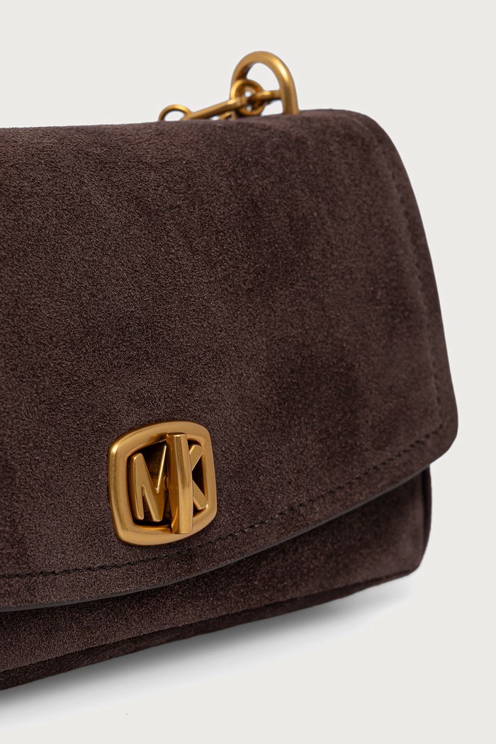 Torebka damska zamszowa BRYANT MICHAEL Michael Kors 30F6AYTL5S brązowy