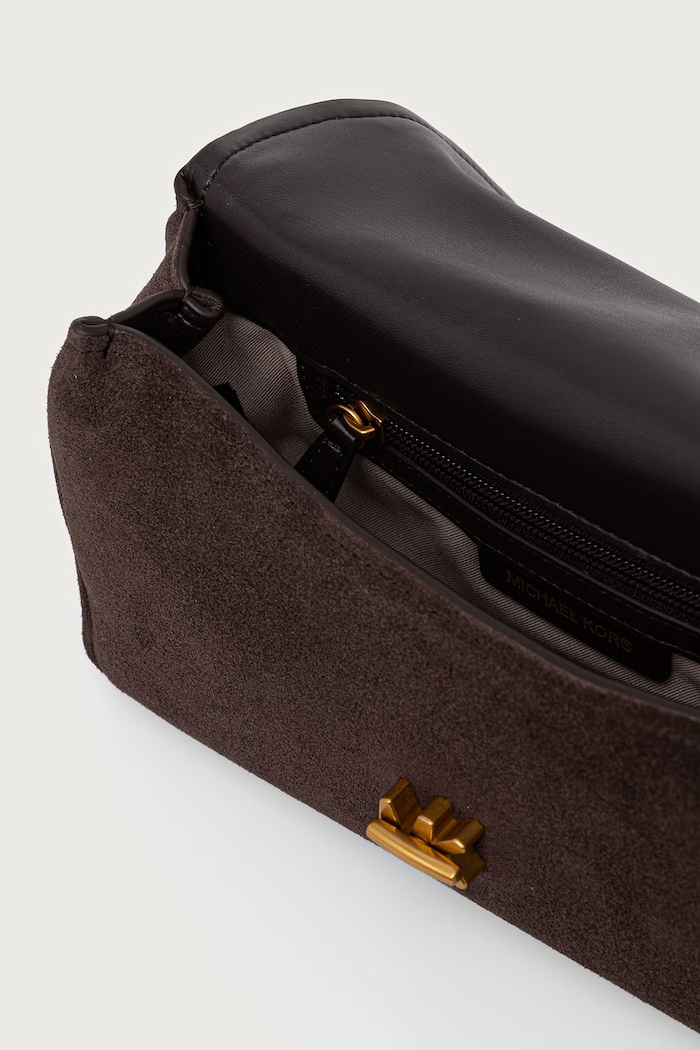 Torebka damska zamszowa BRYANT MICHAEL Michael Kors brązowy 30F6AYTL5S