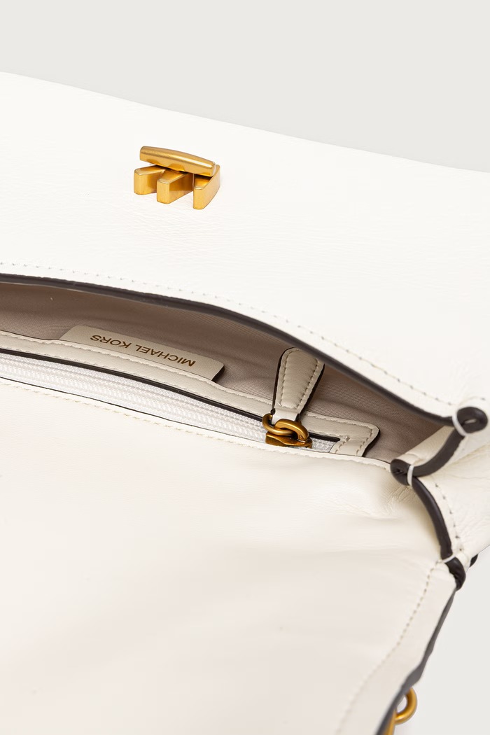 Torebka crossbody damska skórzana BRYANT MICHAEL Michael Kors beżowy 30F6AYTL5E
