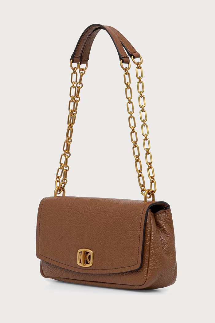 MICHAEL Michael Kors Torebka crossbody damska skórzana BRYANT 30F6AYTL5E brązowy AW26