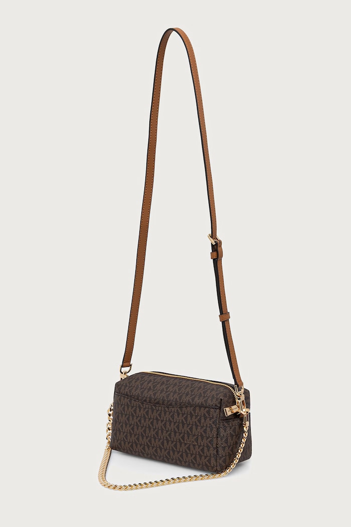 Akcesoria MICHAEL Michael Kors Torebka crossbody damska z imitacji skóry BRYANT 32F6GYTC1B brązowy