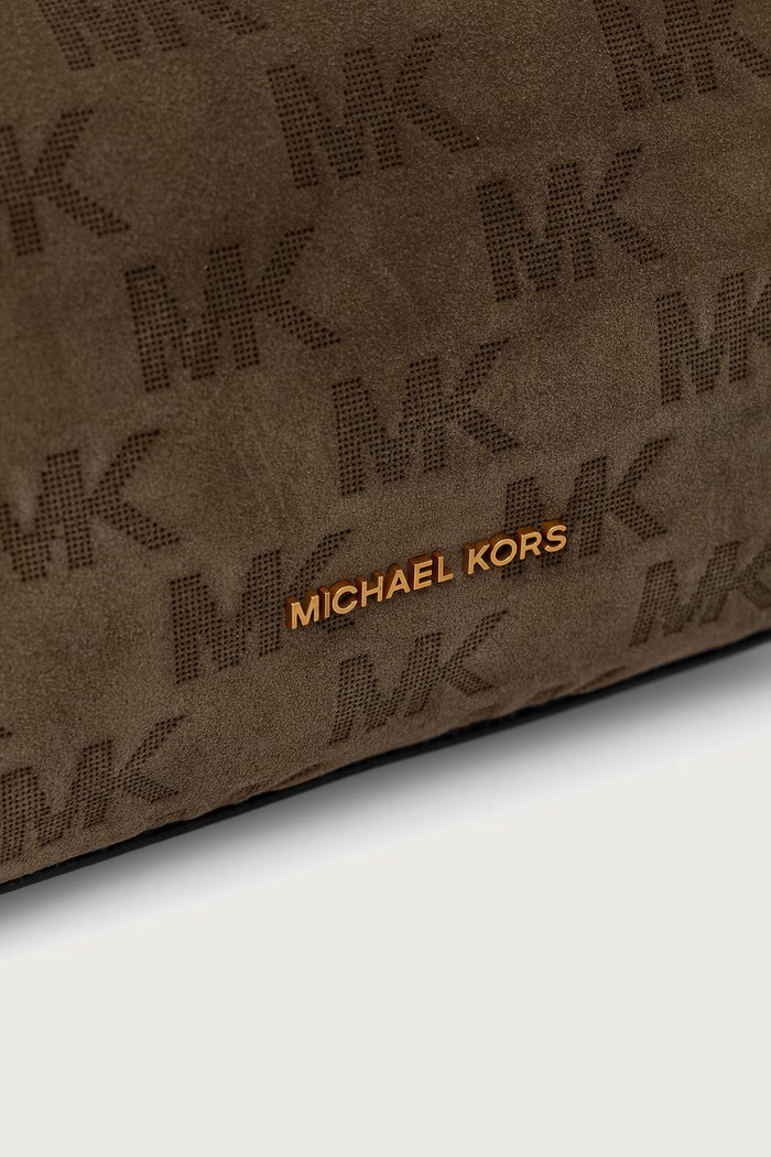 Torebka crossbody damska zamszowa BRYANT MICHAEL Michael Kors 32F6AYTC5S zielony