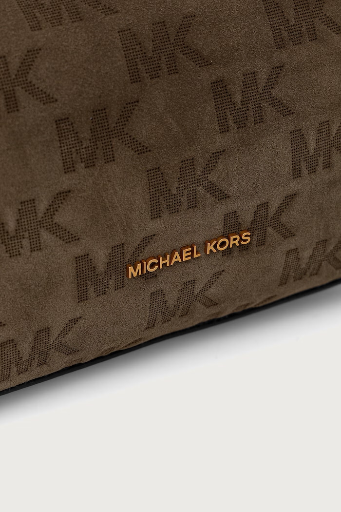 Torebka crossbody damska zamszowa BRYANT MICHAEL Michael Kors 32F6AYTC5S zielony
