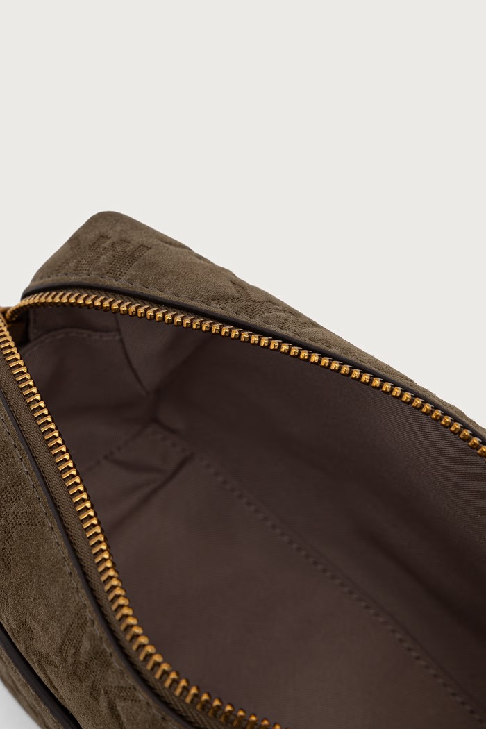 Torebka crossbody damska zamszowa BRYANT MICHAEL Michael Kors zielony 32F6AYTC5S