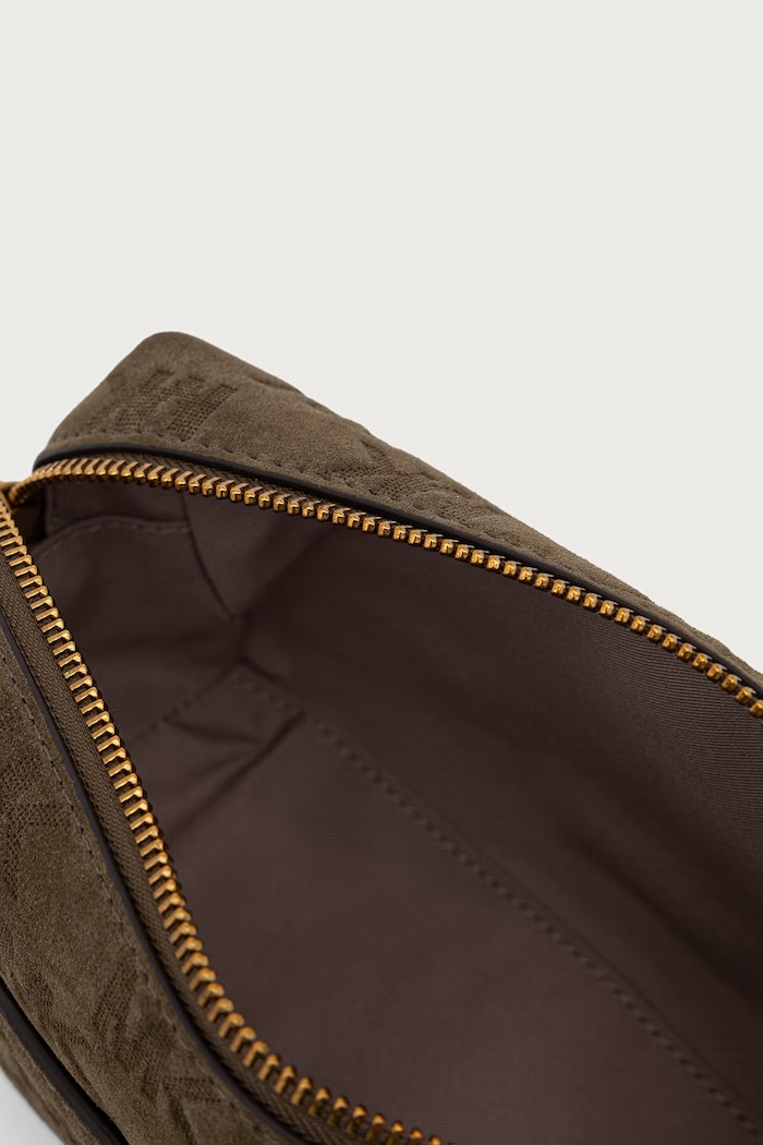 Torebka crossbody damska zamszowa BRYANT MICHAEL Michael Kors zielony 32F6AYTC5S