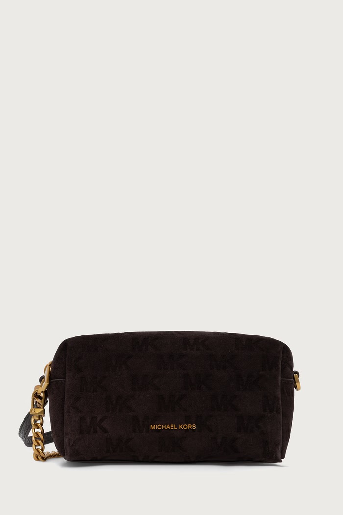 MICHAEL Michael Kors Torebka crossbody damska zamszowa BRYANT brązowy 32F6AYTC5S