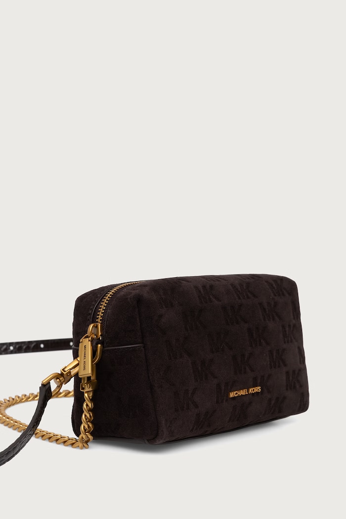 MICHAEL Michael Kors Torebka crossbody damska zamszowa BRYANT 32F6AYTC5S brązowy AW26