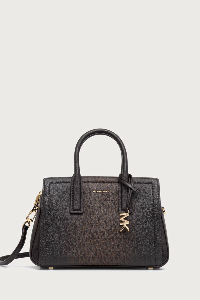 MICHAEL Michael Kors Torebka crossbody damska z imitacji skóry LAILA brązowy 30F6G9IS1B