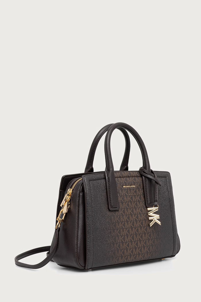 MICHAEL Michael Kors Torebka crossbody damska z imitacji skóry LAILA 30F6G9IS1B brązowy AW26