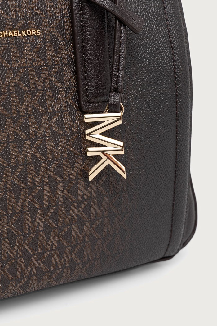 Akcesoria MICHAEL Michael Kors Torebka crossbody damska z imitacji skóry LAILA 30F6G9IS1B brązowy