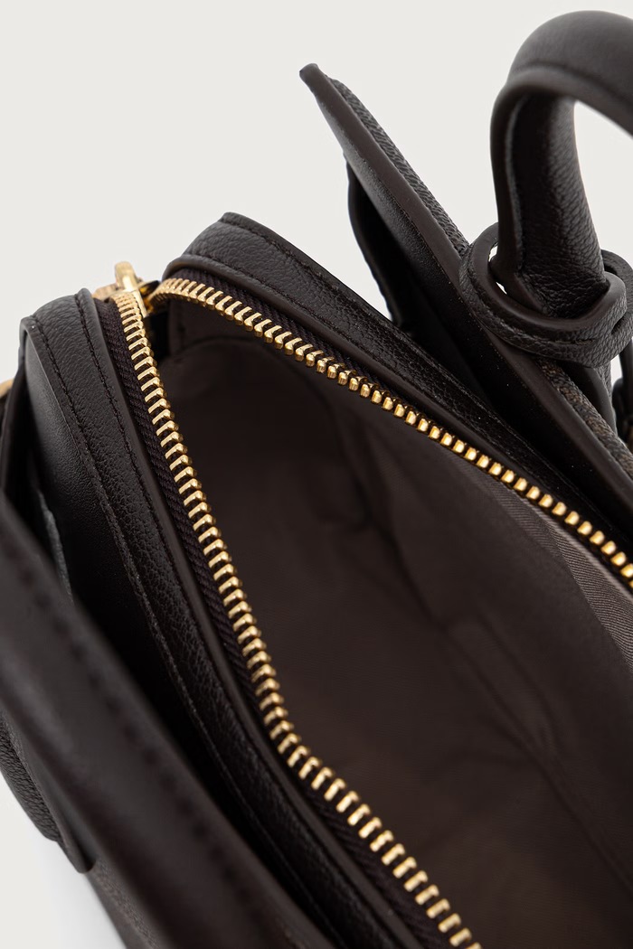 Torebka crossbody damska z imitacji skóry LAILA MICHAEL Michael Kors brązowy 30F6G9IS1B