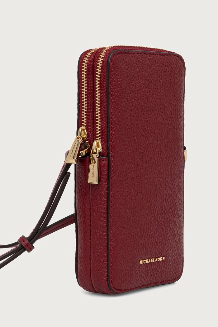 MICHAEL Michael Kors Torebka crossbody damska skórzana 32F6GJ6C5L czerwony AW26