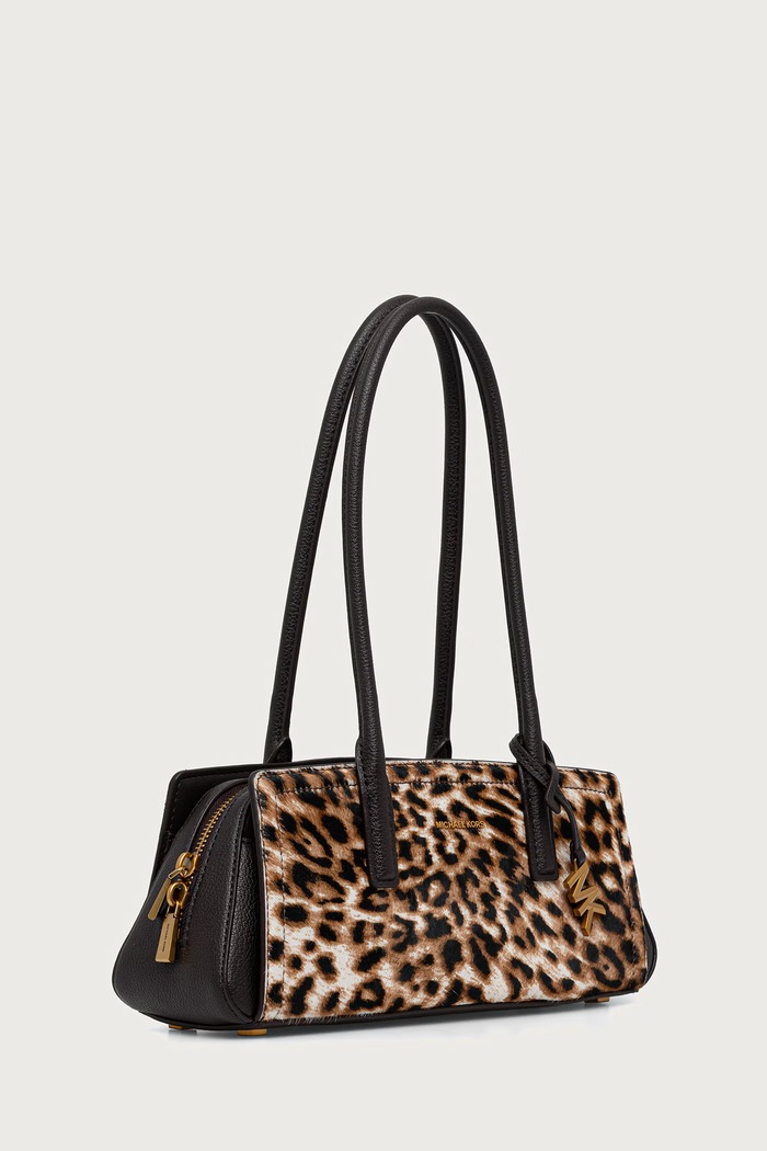 MICHAEL Michael Kors Torebka bagietka damska skórzana LAILA 30F6A9IT0H brązowy AW26