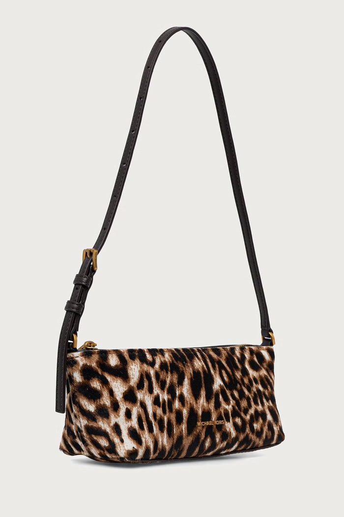 MICHAEL Michael Kors Torebka bagietka damska skórzana LAILA 32F6A9IC5H brązowy AW26