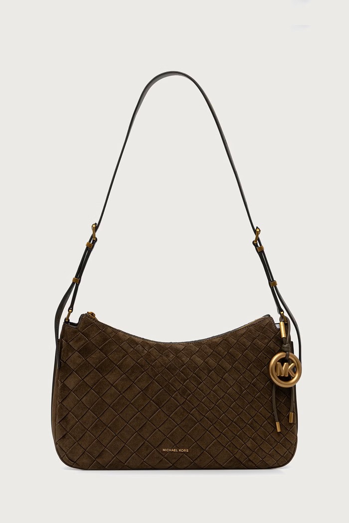MICHAEL Michael Kors Torebka damska zamszowa NOLITA zielony 30F6AY5L2L