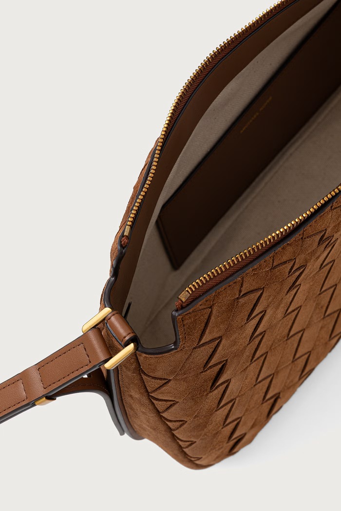 Torebka damska zamszowa NOLITA MICHAEL Michael Kors brązowy 30F6AY5L2L