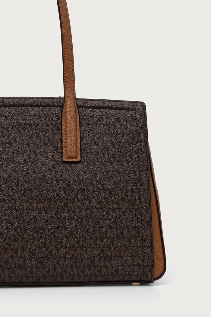 Akcesoria MICHAEL Michael Kors Torebka tote damska LAILA 30S5G9IT2B brązowy