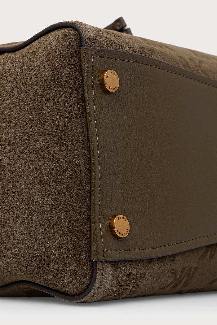 Torebka damska zamszowa MICHAEL Michael Kors zielony 30F6ATVS6S