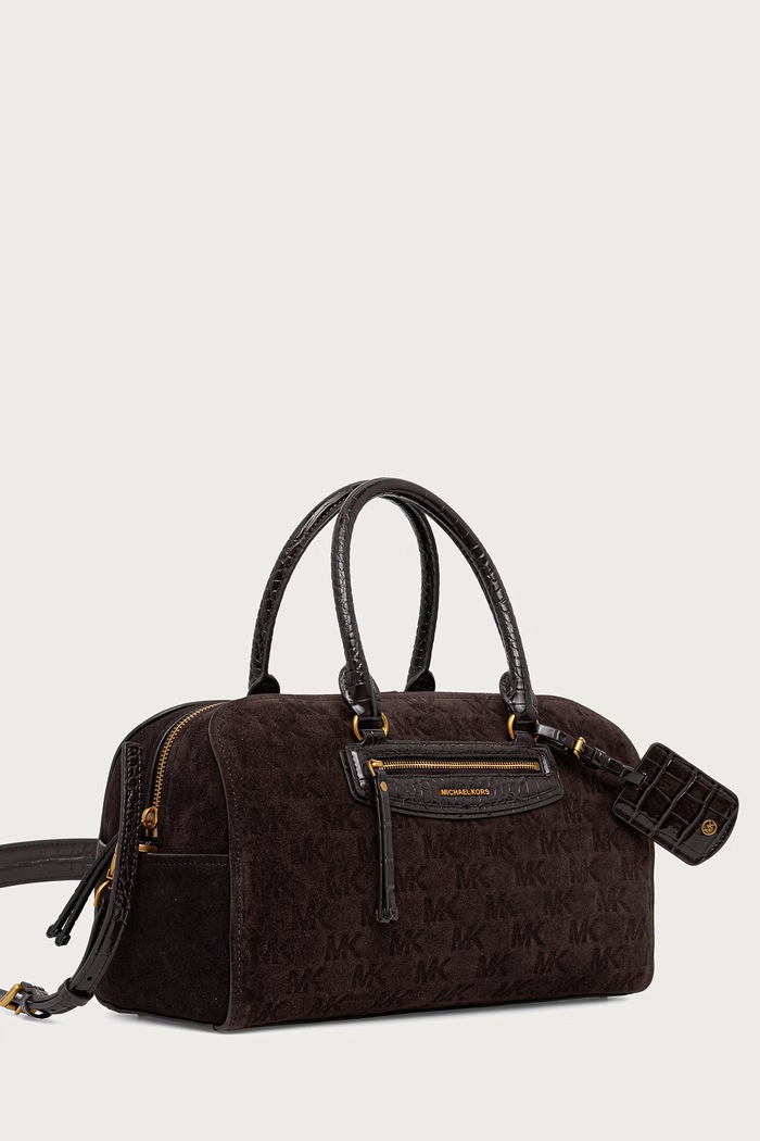 MICHAEL Michael Kors Torebka damska zamszowa 30F6ATVS6S brązowy AW26