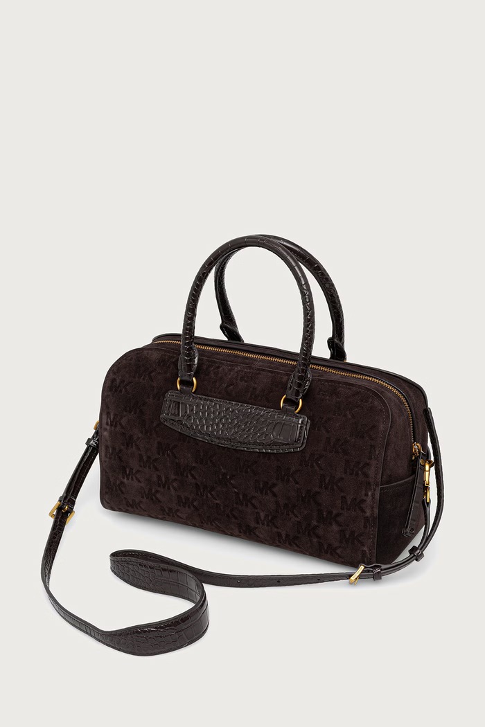 Akcesoria MICHAEL Michael Kors Torebka damska zamszowa 30F6ATVS6S brązowy