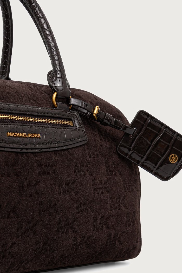 Torebka damska zamszowa MICHAEL Michael Kors 30F6ATVS6S brązowy