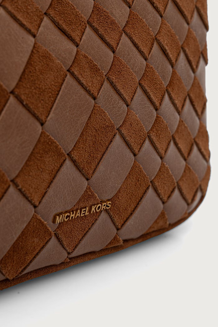 Torebka crossbody damska zamszowa BRYANT MICHAEL Michael Kors 32F6AYTC6S brązowy