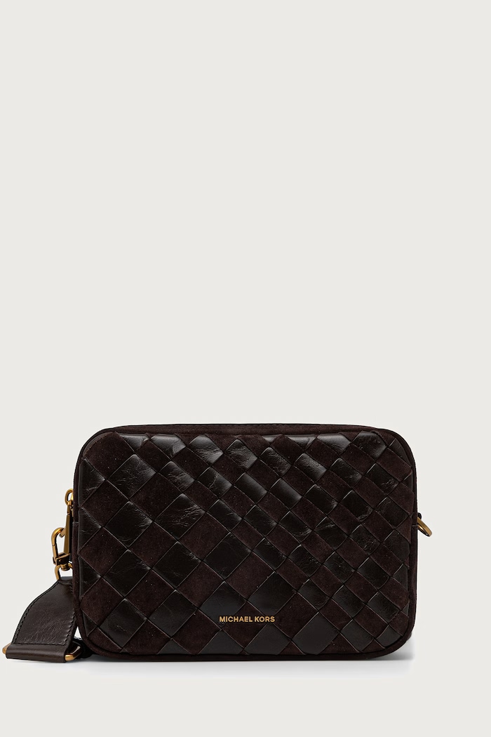 MICHAEL Michael Kors Torebka crossbody damska zamszowa BRYANT brązowy 32F6AYTC6S