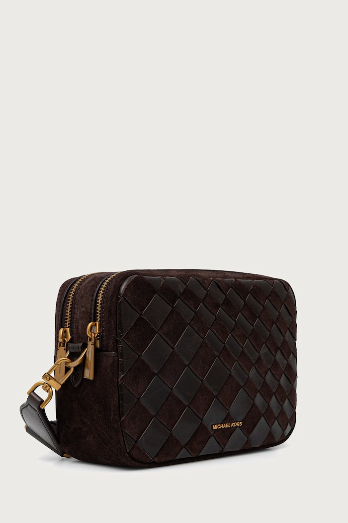 MICHAEL Michael Kors Torebka crossbody damska zamszowa BRYANT 32F6AYTC6S brązowy AW26