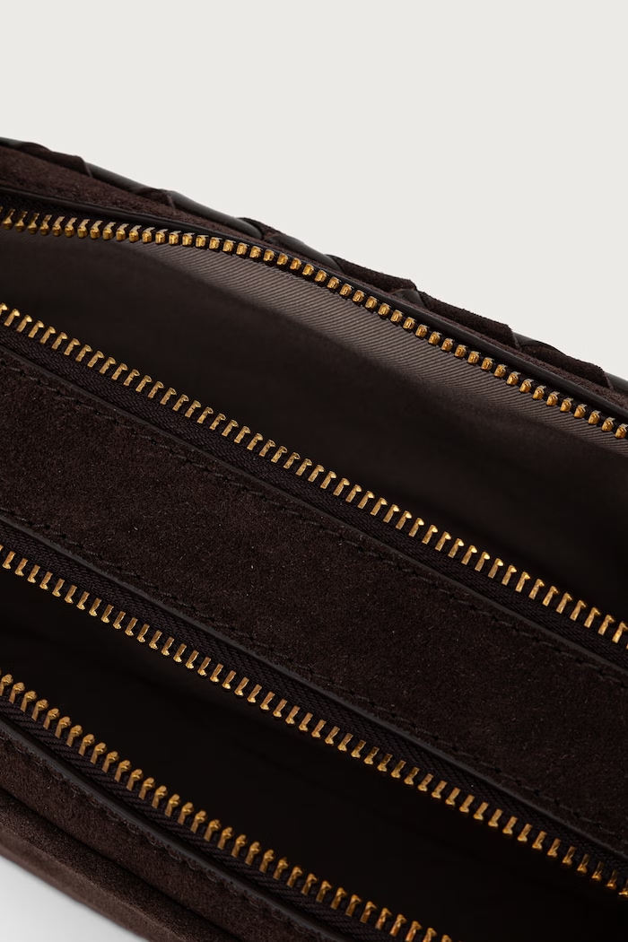 Torebka crossbody damska zamszowa BRYANT MICHAEL Michael Kors brązowy 32F6AYTC6S