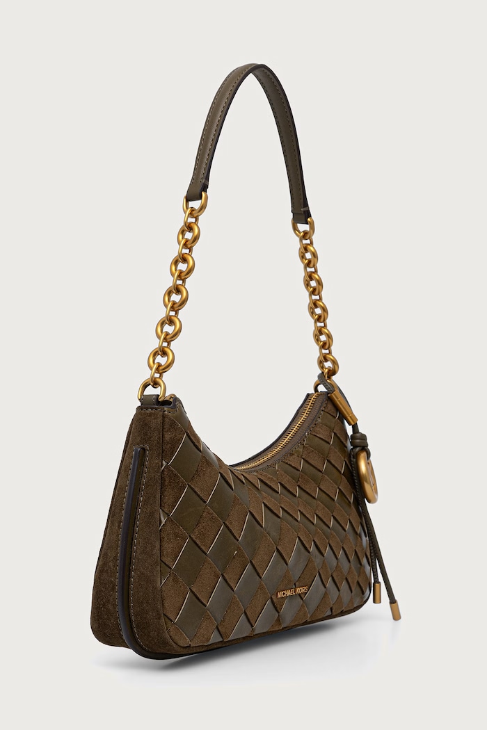 MICHAEL Michael Kors Torebka hobo damska skórzana NOLITA 32F6AY5W6S zielony AW26