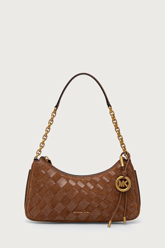 MICHAEL Michael Kors Torebka hobo damska skórzana NOLITA brązowy 32F6AY5W6S