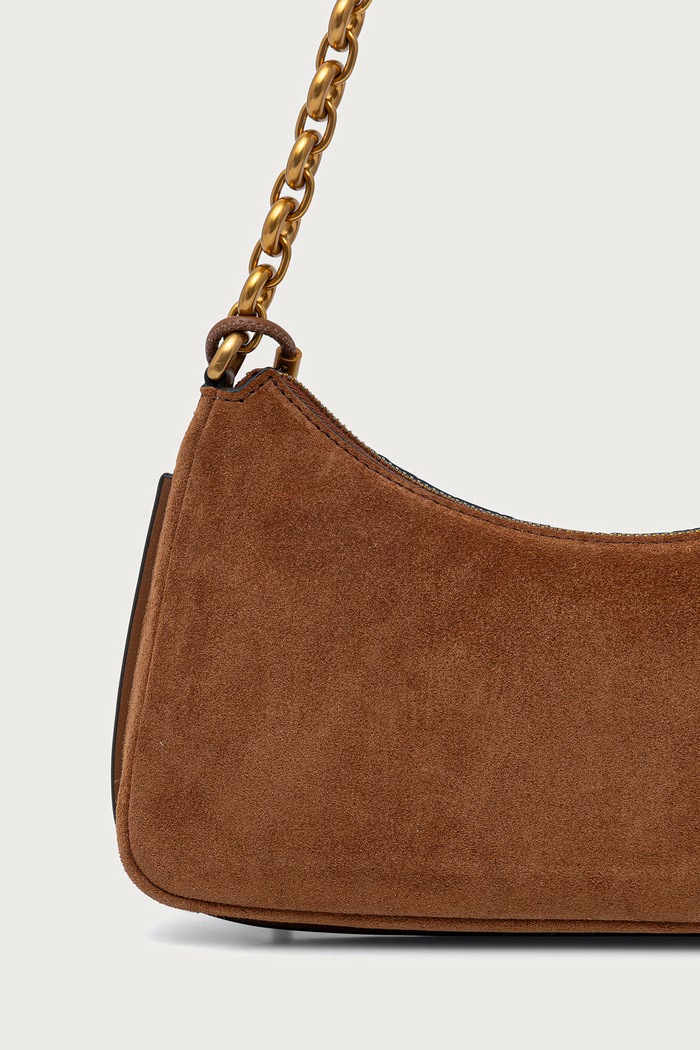 Akcesoria MICHAEL Michael Kors Torebka hobo damska skórzana NOLITA 32F6AY5W6S brązowy