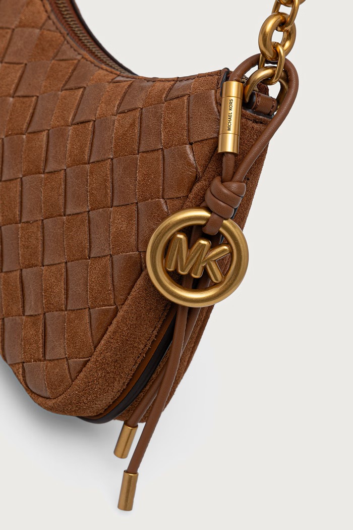 Torebka hobo damska skórzana NOLITA MICHAEL Michael Kors 32F6AY5W6S brązowy