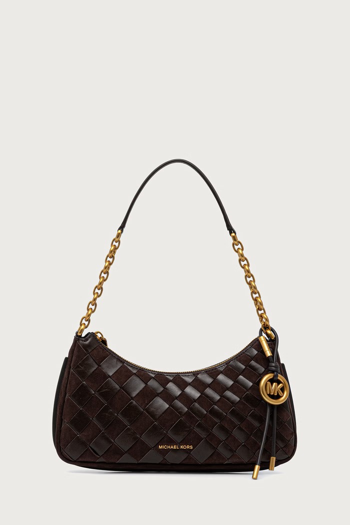MICHAEL Michael Kors Torebka hobo damska skórzana NOLITA brązowy 32F6AY5W6S