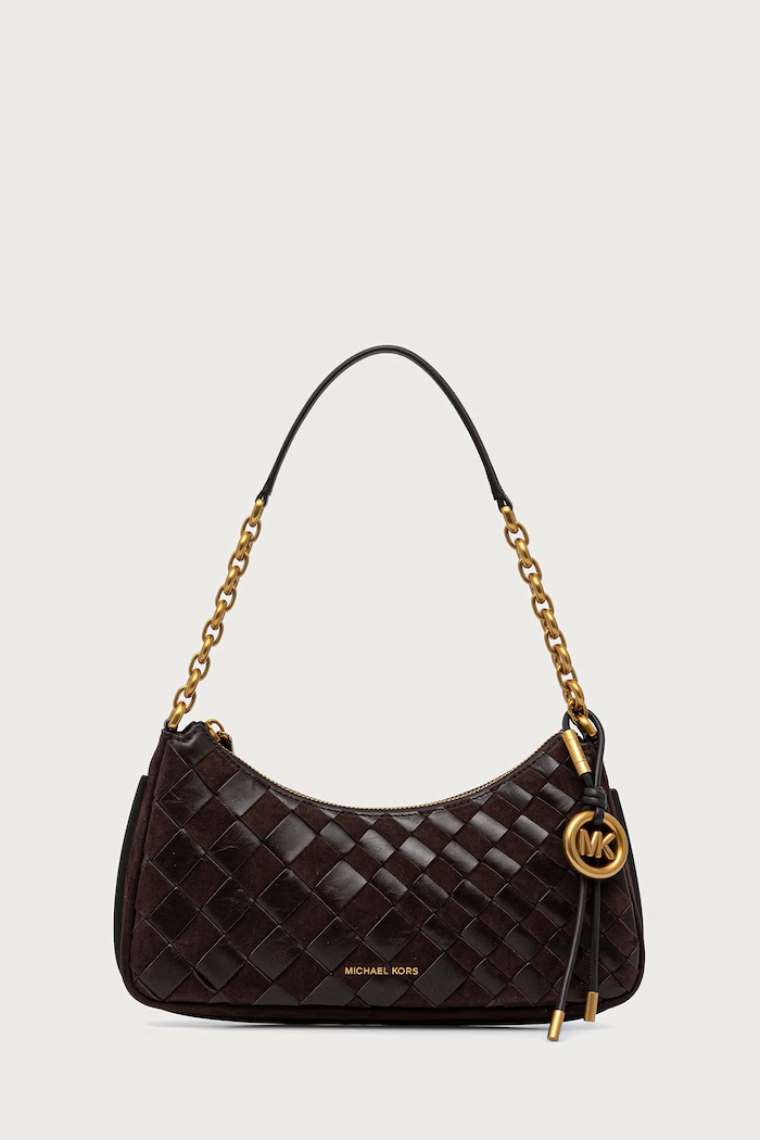 MICHAEL Michael Kors Torebka hobo damska skórzana NOLITA brązowy 32F6AY5W6S