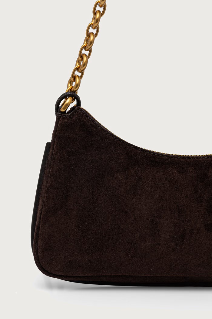 Akcesoria MICHAEL Michael Kors Torebka hobo damska skórzana NOLITA 32F6AY5W6S brązowy