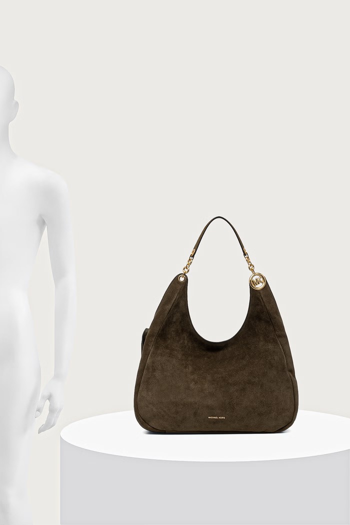 MICHAEL Michael Kors Torebka shopper damska zamszowa ELLIE 30F6GEJE7S