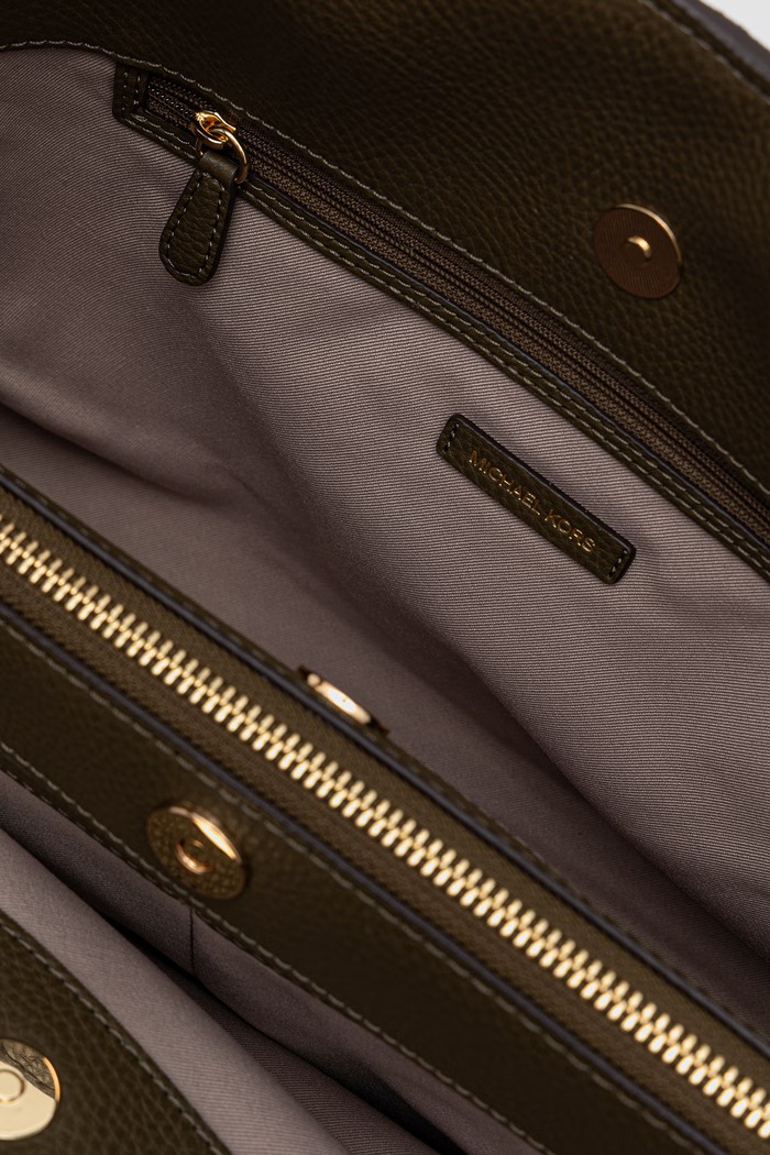 Torebka shopper damska zamszowa ELLIE MICHAEL Michael Kors zielony 30F6GEJE7S