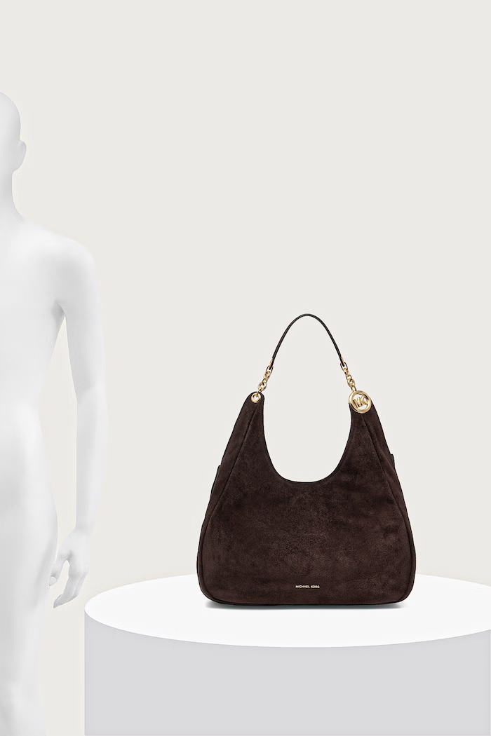 MICHAEL Michael Kors Torebka shopper damska zamszowa ELLIE 30F6GEJE7S