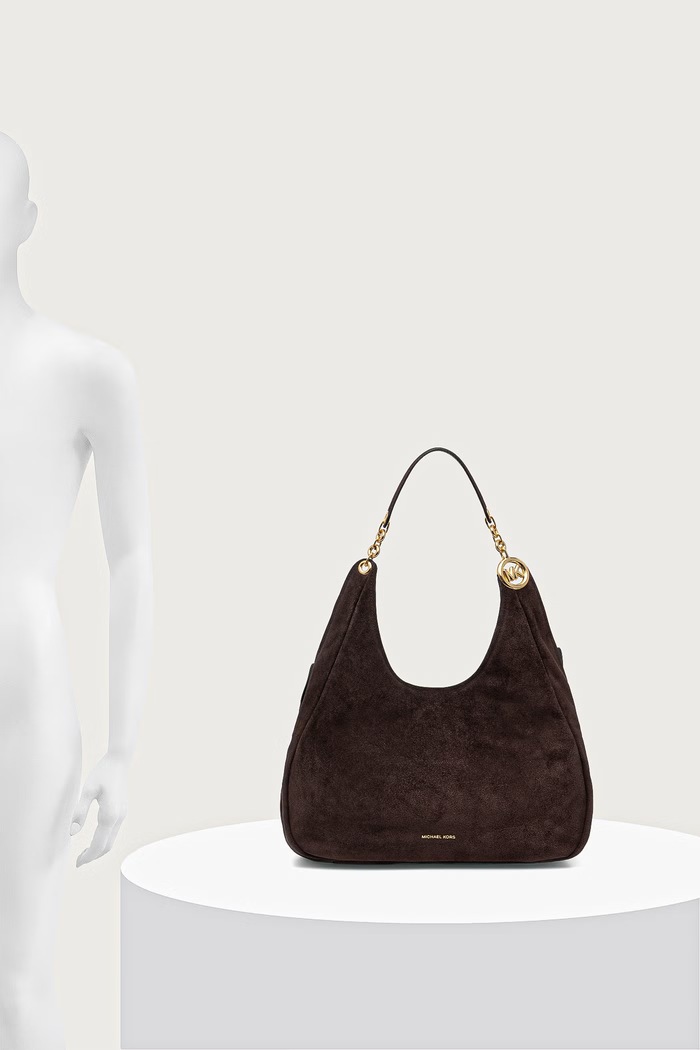 MICHAEL Michael Kors Torebka shopper damska zamszowa ELLIE 30F6GEJE7S